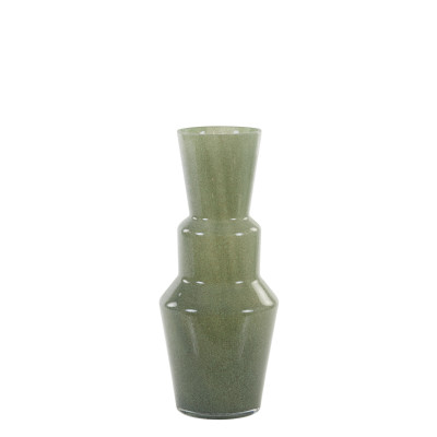 Vase Ø20x44,5 cm TROSMU glass grey-green