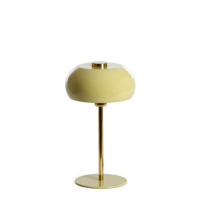 Table lamp Ø23x40 cm SURIN shiny light green+gold