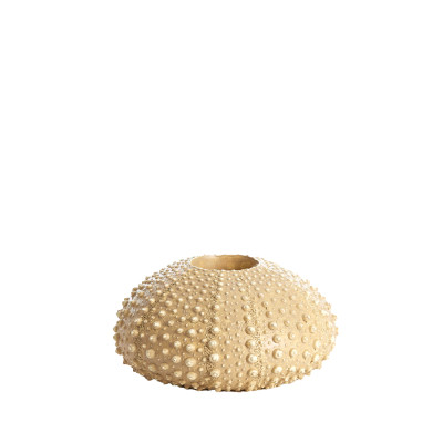 Tealight holder Ø15x8 cm SEA URCHIN sand