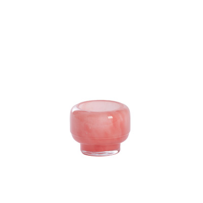 Tealight Ø10x7,5 cm SOLVAY glass pink