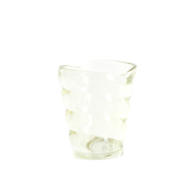 Tealight 10,5x7x12,5 cm MALEA glass yellow green