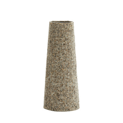 Shade round conical 19-12,5-46,5 cm OSIRE grey-brown