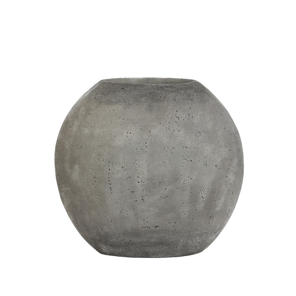 Vase deco 49,5x20x45 cm RAYSKIN grey