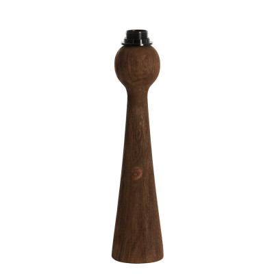Lamp base Ø9x40 cm FESTINA wood matt dark brown