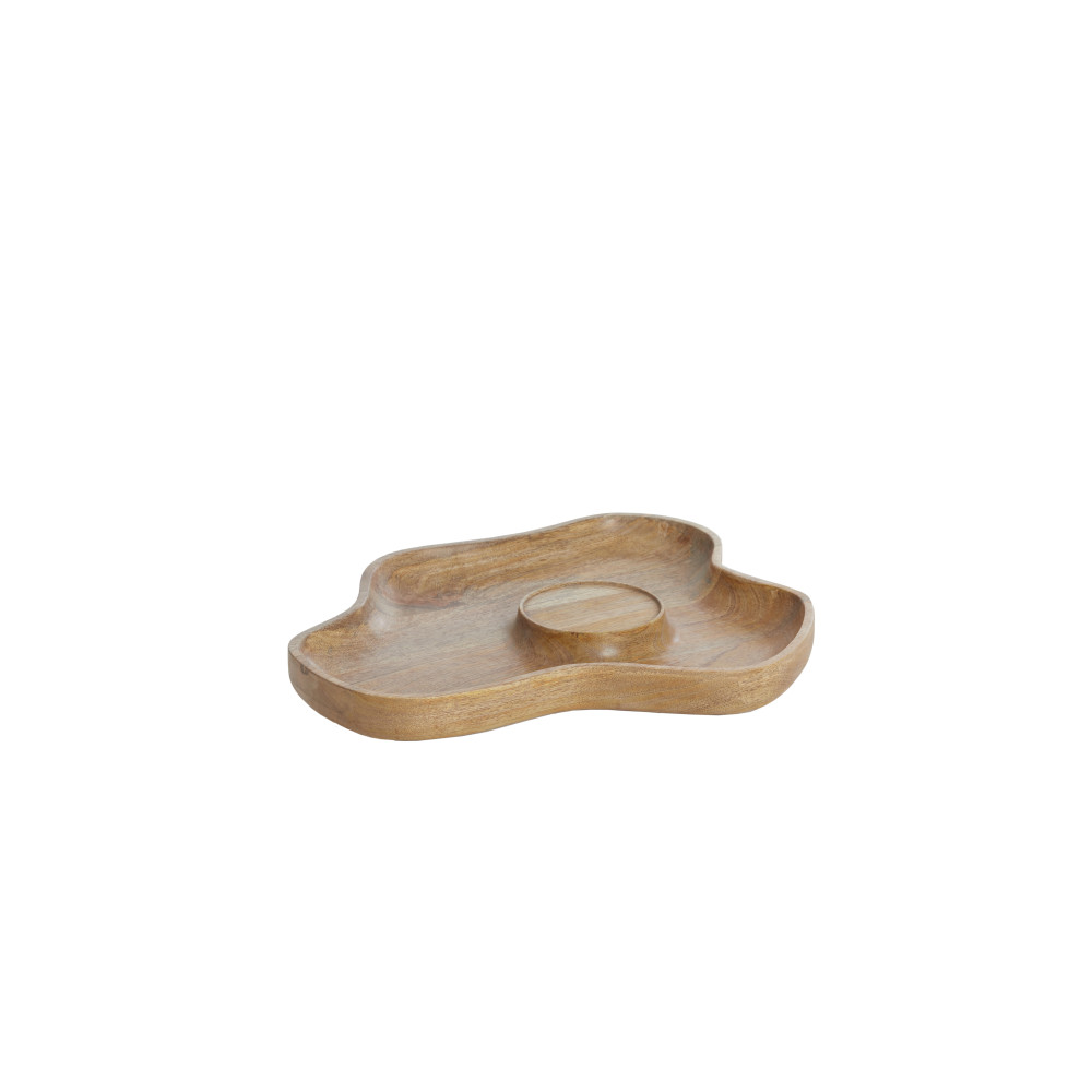 Candle holder 38,5x31x4 cm COJA wood natural