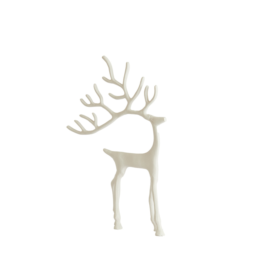 Ornament 27,5x7x39 cm DEER cream