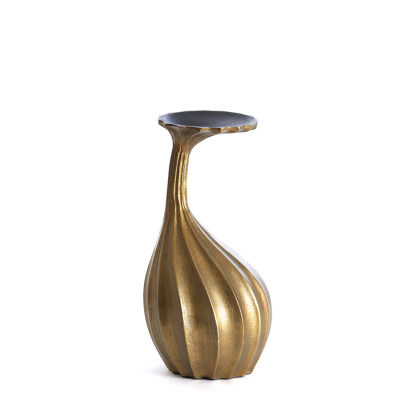 Vase deco 19x19x38 cm NYOKO antique bronze