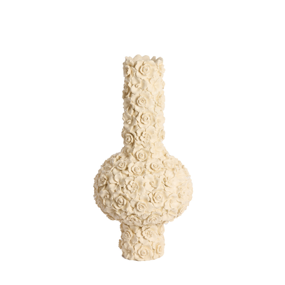 Vase deco Ø31x62 cm GYULA cream