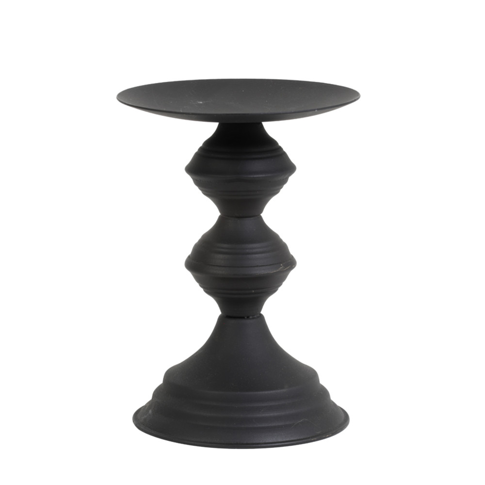 Candle holder Ø13,5x18,5 cm POZZO matt black