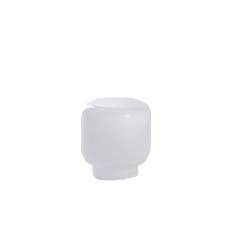 Tealight Ø10x10,5 cm SOLVAY glass white