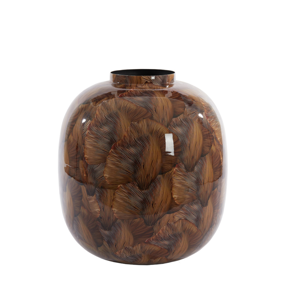 Vase deco Ø37x40 cm MILOS brown-light brown