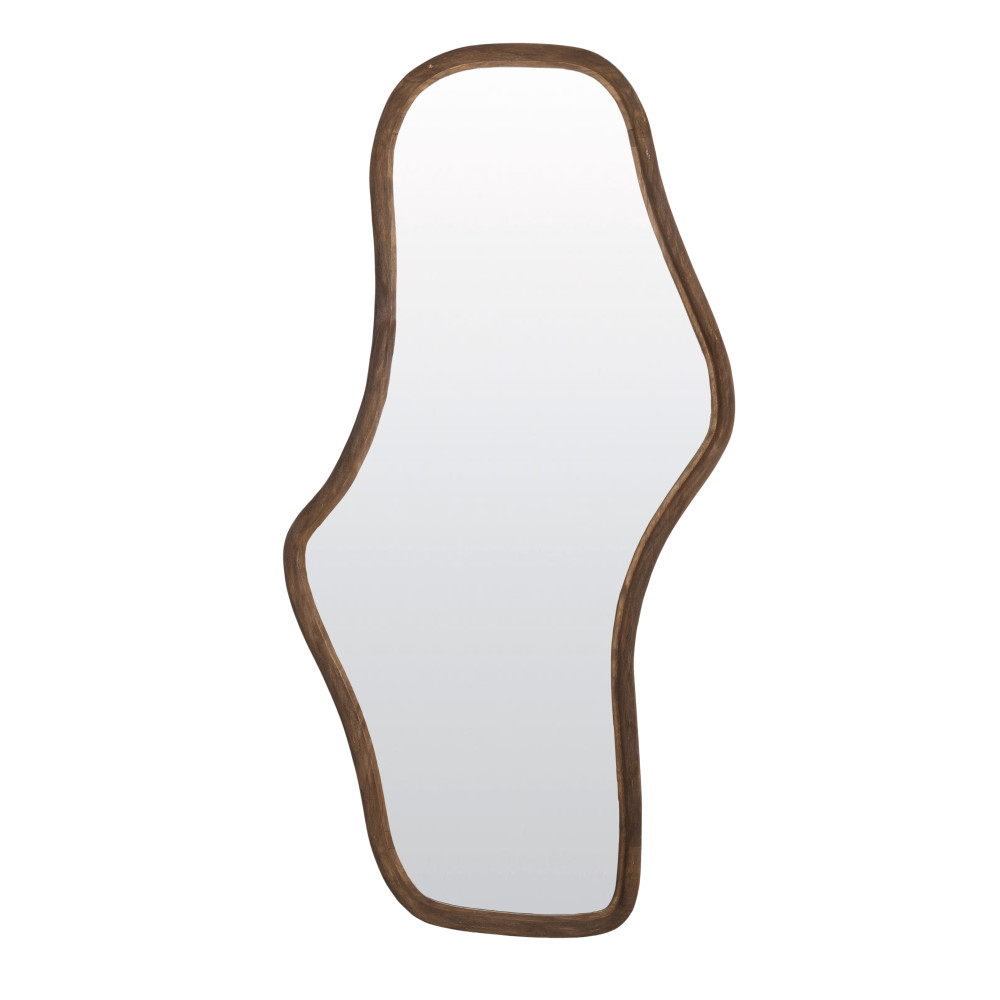 Mirror 80x5x161 cm CELANO wood matt dark brown