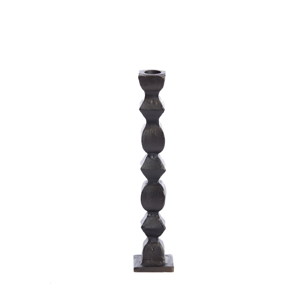 Candle stick 5,5x5,5x26,5 cm KAWYA black