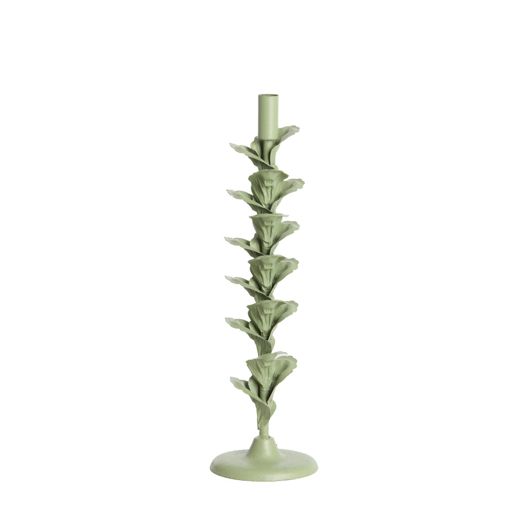 Candle stick Ø12x41 cm PARANA matt mint green