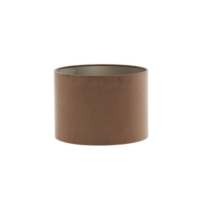 Shade cylinder 30-30-21 cm VELOURS chocolate brown