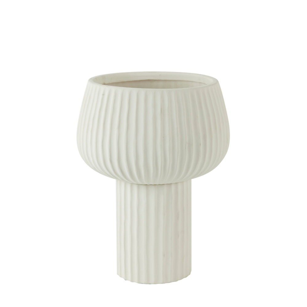 Vase deco Ø27,5x36 cm FEYA ceramics cream