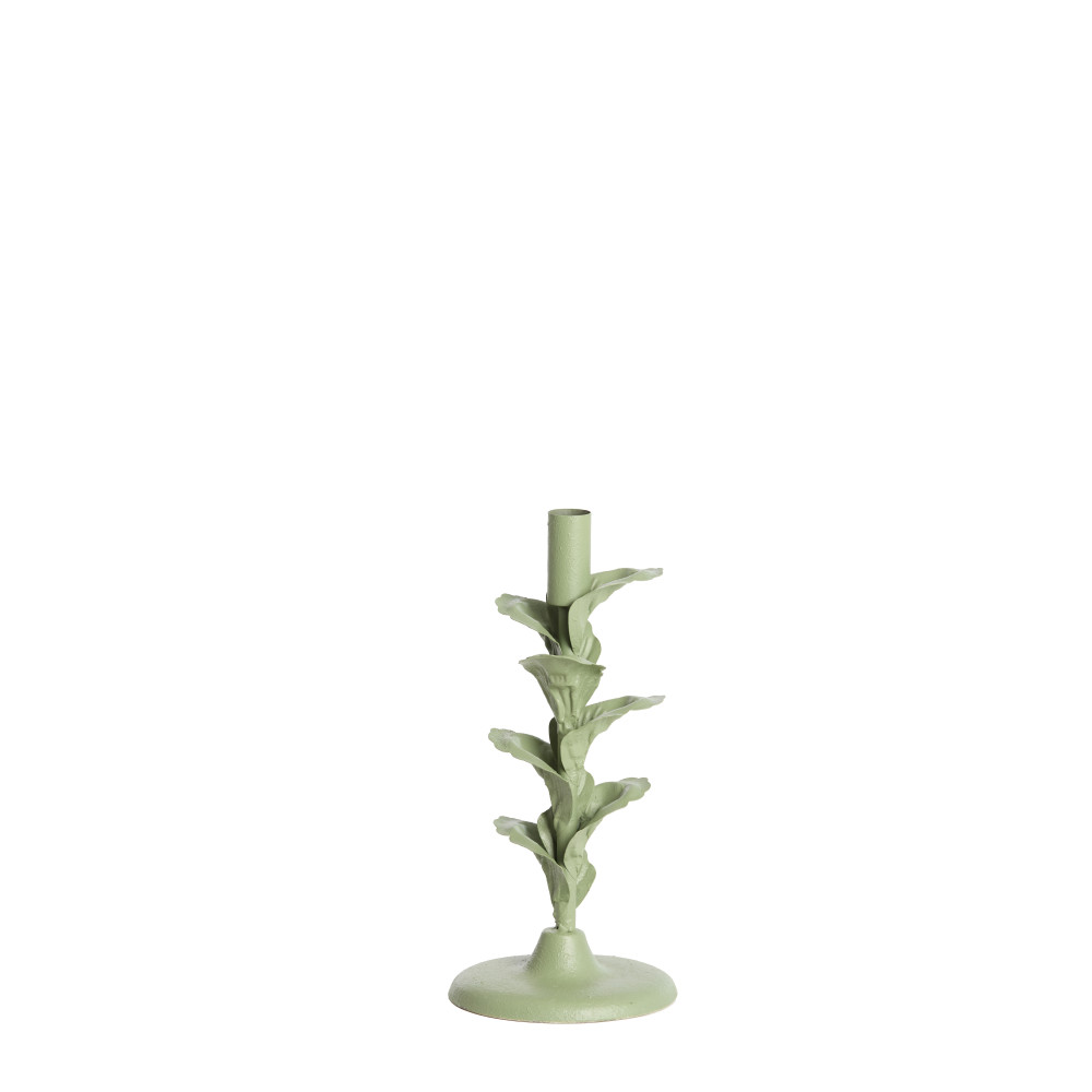 Candle stick Ø12x25 cm PARANA matt mint green