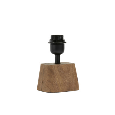 Lamp base 11x9x19 cm KARDAN wood matt brown