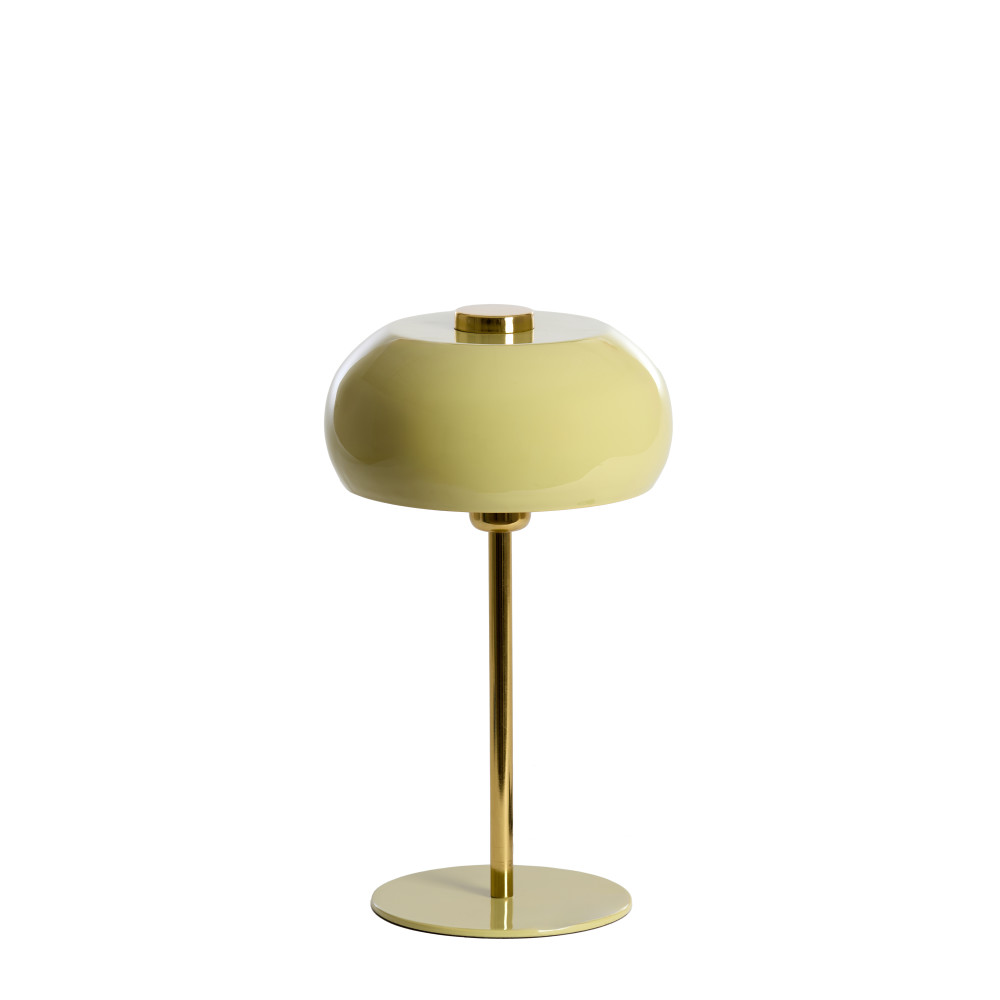 Table lamp Ø23x40 cm SURIN shiny light green+gold