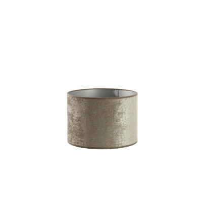 Shade cylinder 30-30-21 cm CHELSEA velours silver