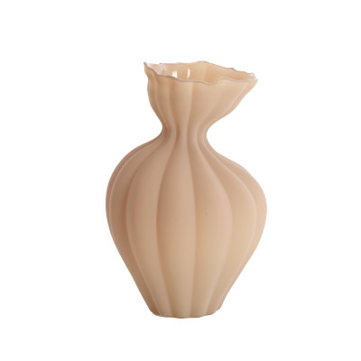 Vase Ø19,5x30,5 cm VARENNA glass matt sand