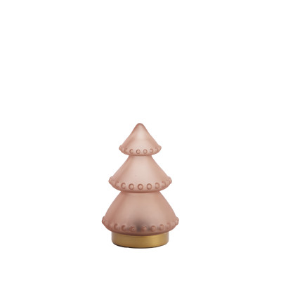 Table lamp LED Ø12x18,5 cm TREE matt light pink+gold