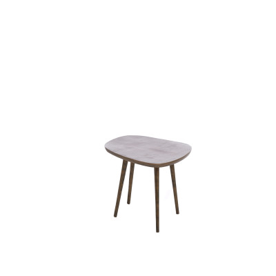 Side table 48x32x37 cm PUNO antique bronze