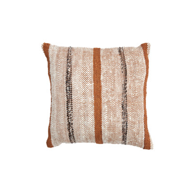 Cushion 45x45 cm SABTU cream+ocher yellow