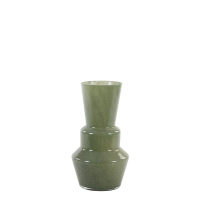 Vase Ø20,5x36 cm TROSMU glass grey-green