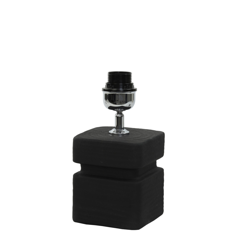 Lamp base 12,5x12,5x24,5 cm AMTA ceramics black