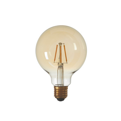 LED globe Ø9,5x13 cm LIGHT 3W amber E27 dimmable
