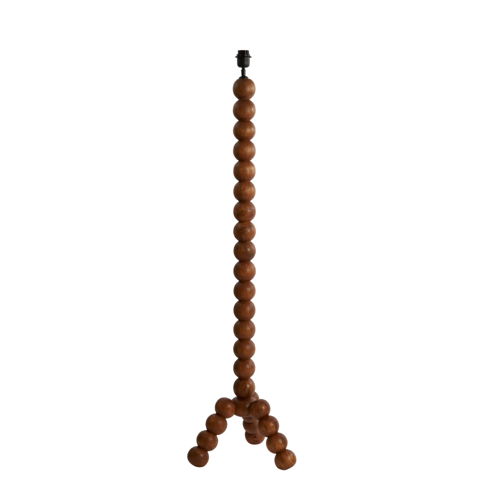 Floor lamp 35x35x130 cm VEGLIO wood oil brown