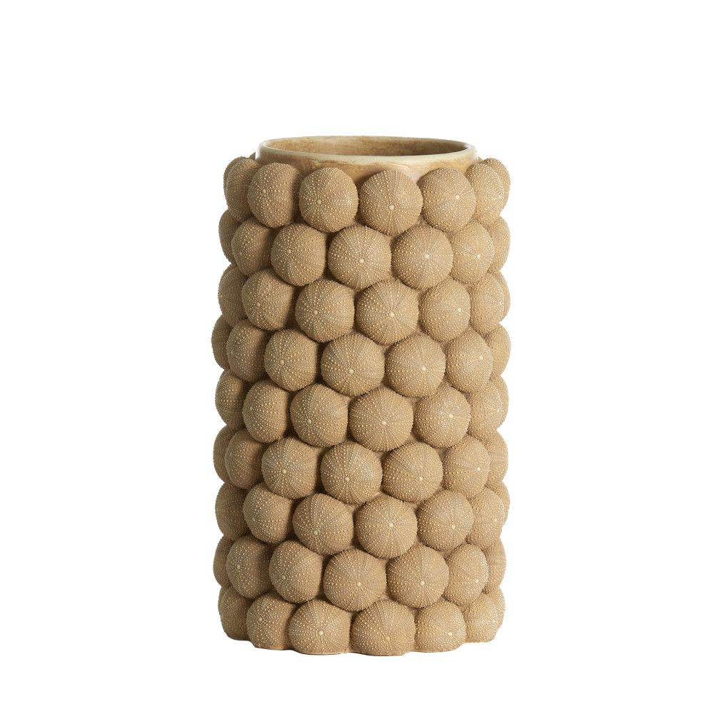 Vase deco Ø25x40 cm SEA URCHIN sand
