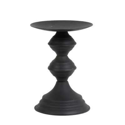 Candle holder Ø13,5x18,5 cm POZZO matt black