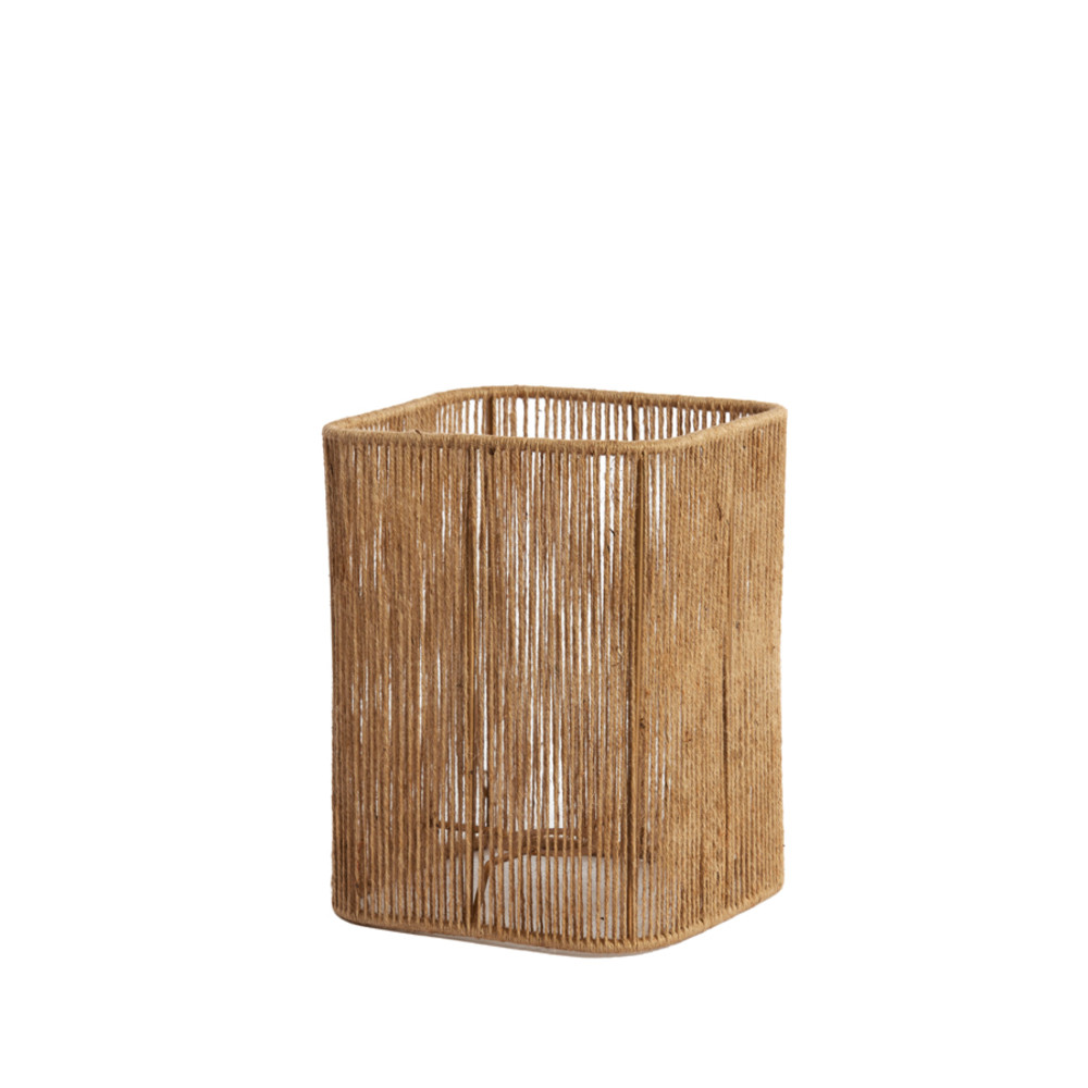 Shade square round high 20-20-26 cm TOSSA jute natural