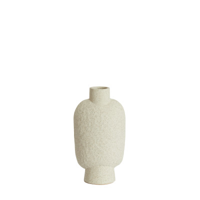 Vase deco 15,5x10x28,5 cm NAMTU ceramics matt cream
