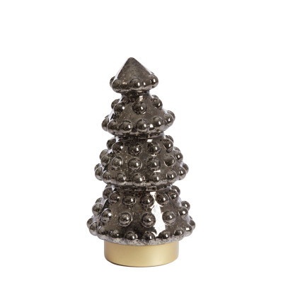 Table lamp LED Ø15x28,5 cm TREE metallic grey+gold