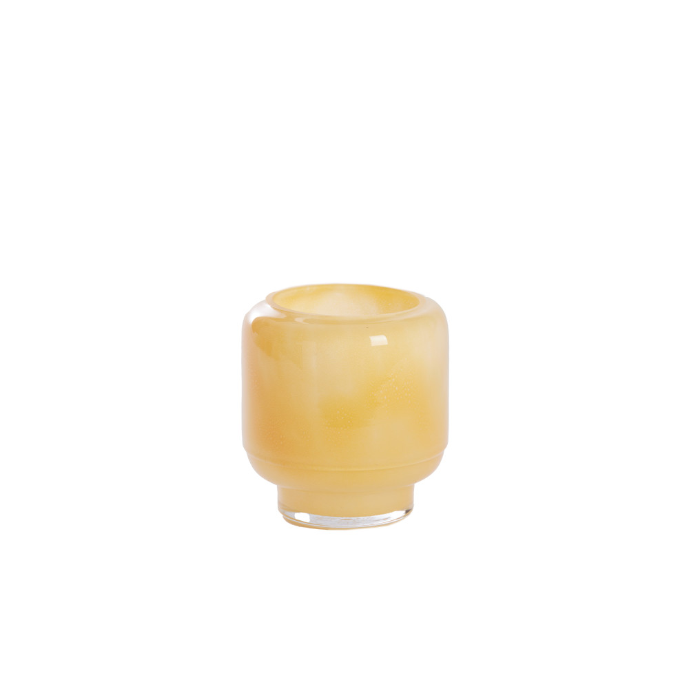 Tealight Ø10x10,5 cm SOLVAY glass yellow