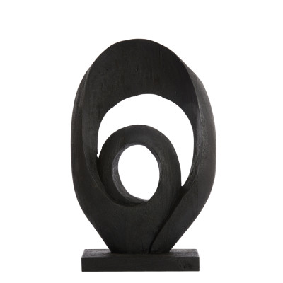 Ornament 40x14x60 cm RANDA wood matt black