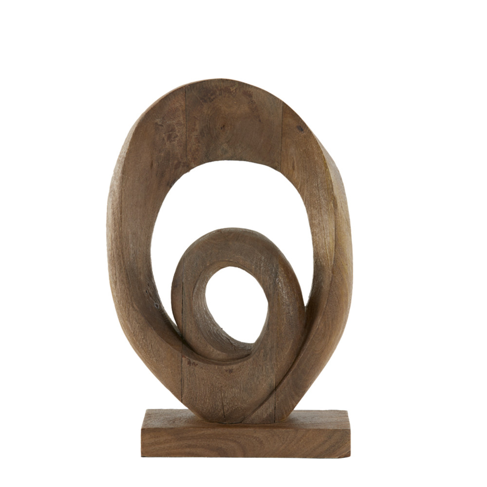 Ornament 30x9x46 cm RANDA wood matt brown