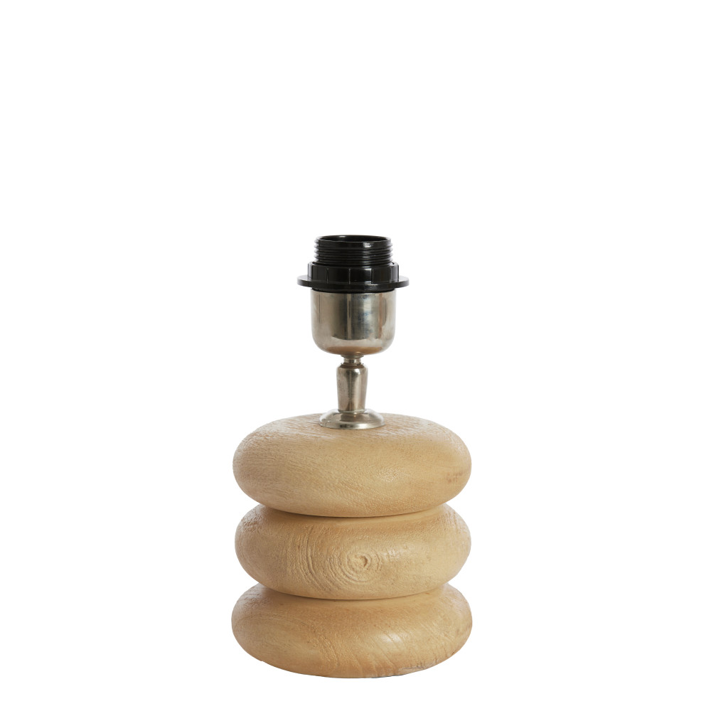 Lamp base Ø12x12 cm BUDONGO wood natural