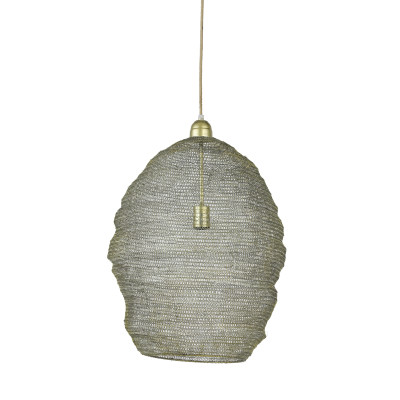 Hanging lamp Ø45x60 cm NIKKI wire light gold