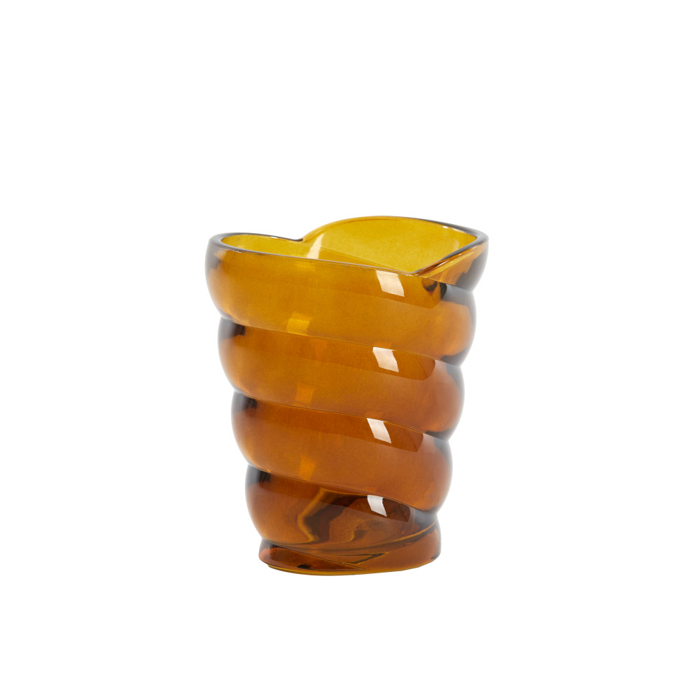 Tealight 10,5x7x12,5 cm MALEA glass brown