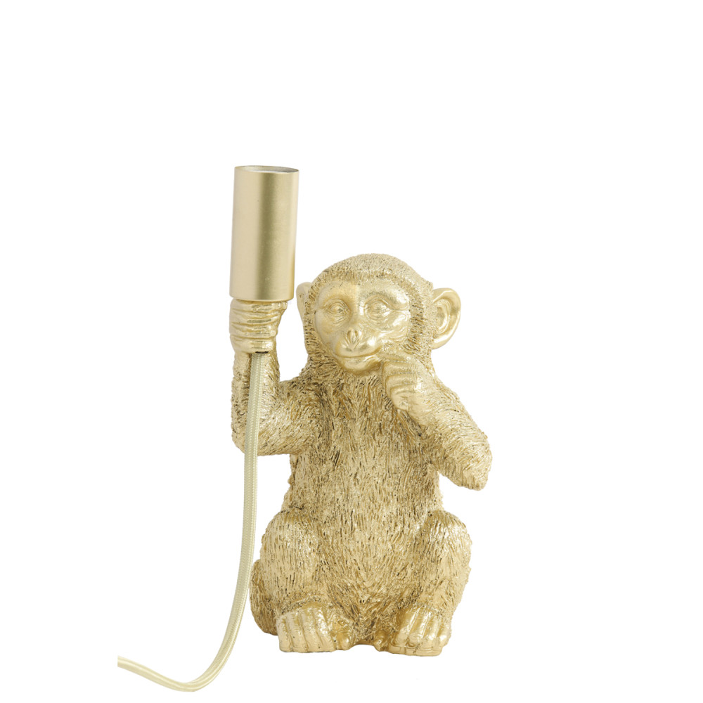 Table lamp E14 13x12,5x23,5 cm MONKEY matt gold