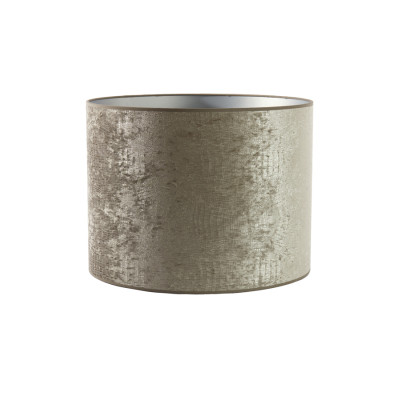 Shade cylinder 50-50-38 cm CHELSEA velours silver