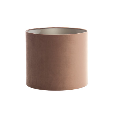 Shade cylinder 35-35-30 cm VELOURS chocolate brown