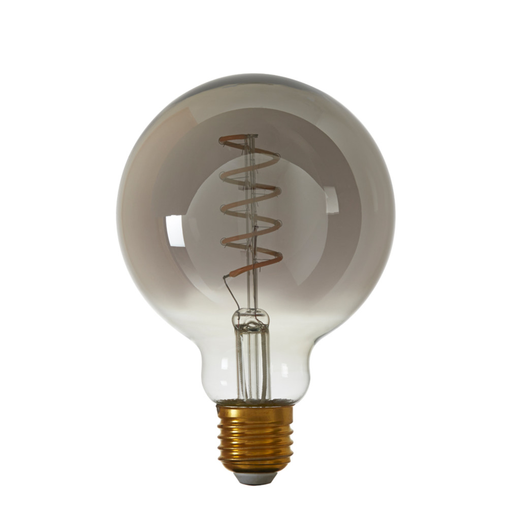 Deco LED globe Ø12,5x17,5 cm LIGHT 4W smoked E27 dimmable