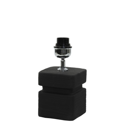 Lamp base 12,5x12,5x24,5 cm AMTA ceramics black