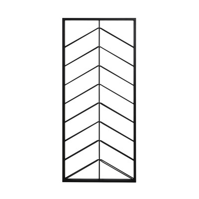 Wine rack 16 bottles 70x6x160 cm MALBEO black