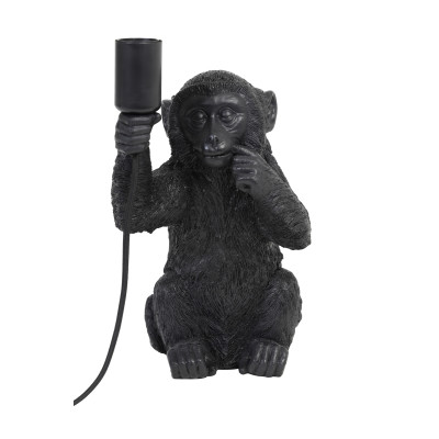 Table lamp 20x19,5x34 cm MONKEY black
